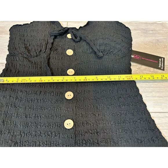 Nobo black knee length sundress size S 3/5 - Picture 8 of 12